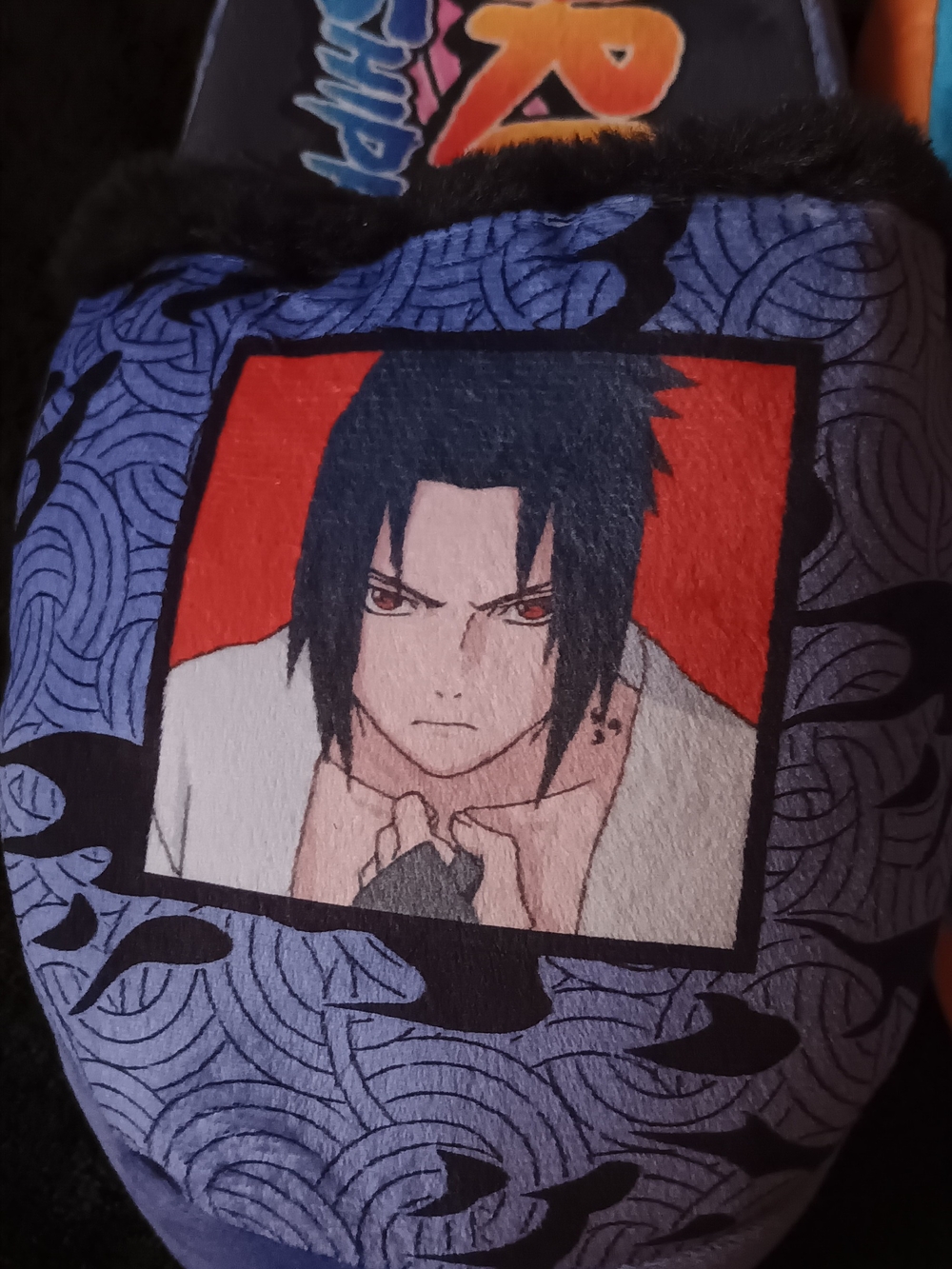 Naruto Shippuden Unisex Anime Slippers Size M Mens Size 7-9 Women Size 8-10 NWT - Picture 2 of 5
